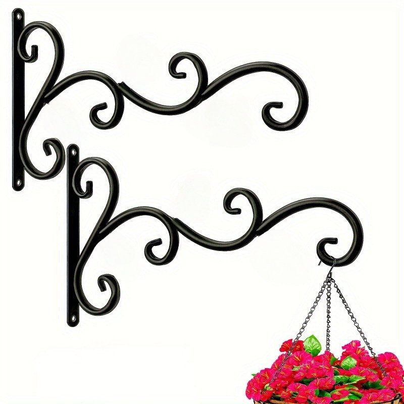 Flower Wall Panel - 2pcs Wall-mounted Plant Rack for Hanging