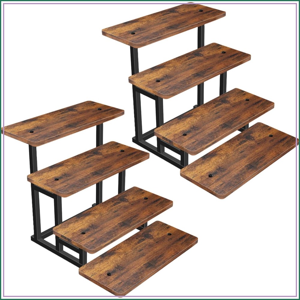 Cupcake Stand Tier - 2-Pack Wooden Cupcake Stand for 50