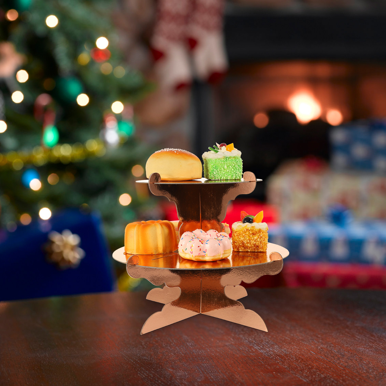 Cupcake Stand Tier - 2Pcs Premium Cupcake Stand Heavy Duty