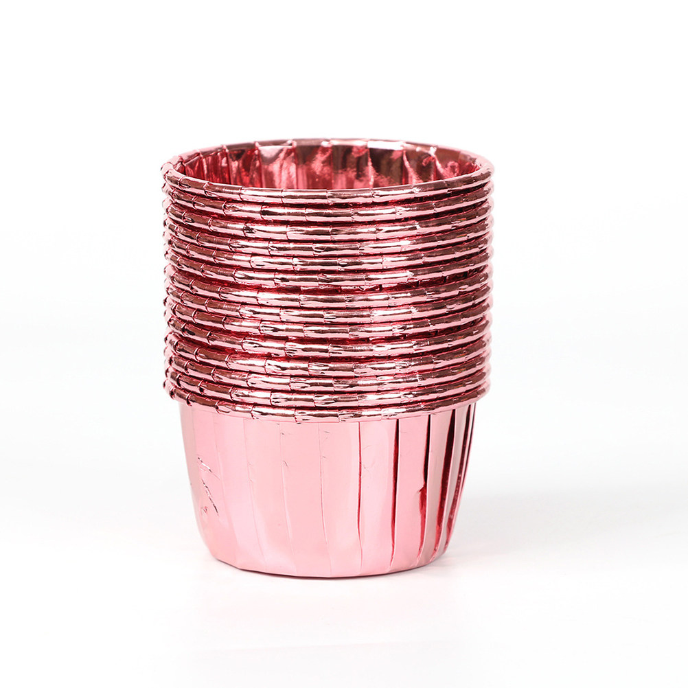 Plastic Cup 50Pcs - 50Pcs Decorative Paper Cake Cups Food-Safe