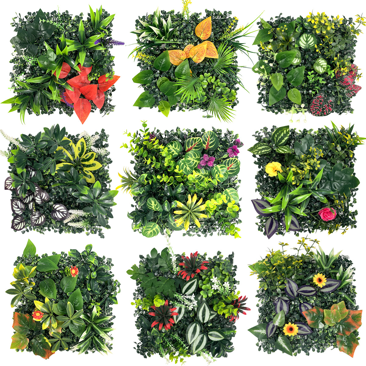Artificial Plants Grass Wall P - Flower Wall Panel review and price