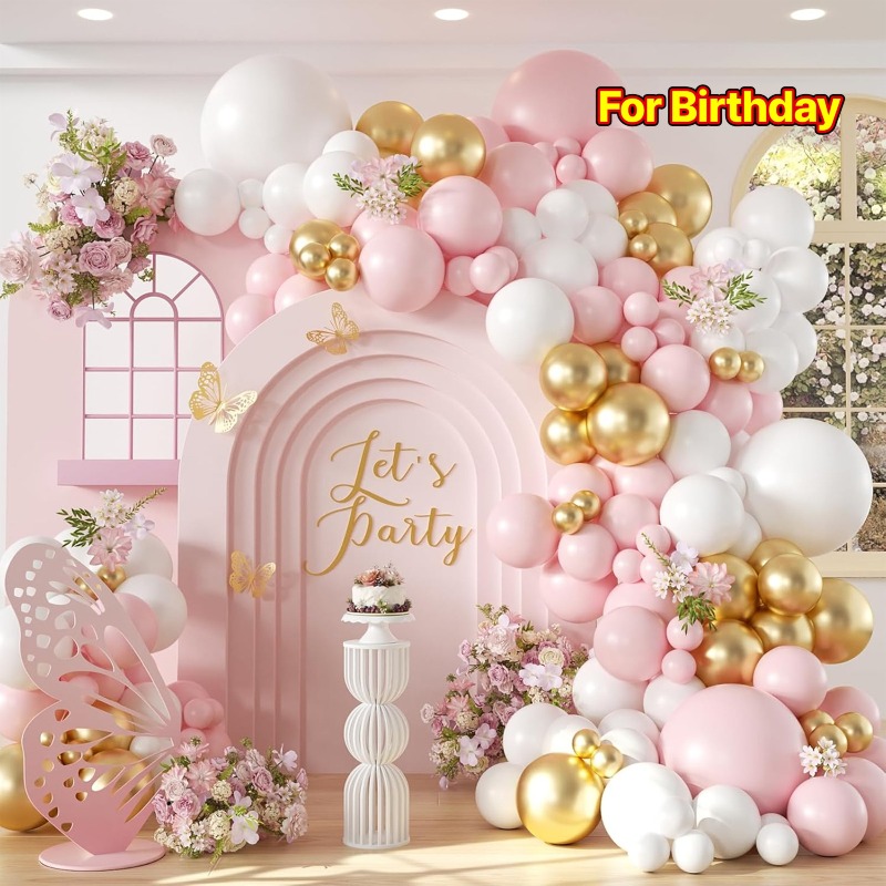 127PCS Pink and White Arch Bal - Balloon Arch Kit review and price