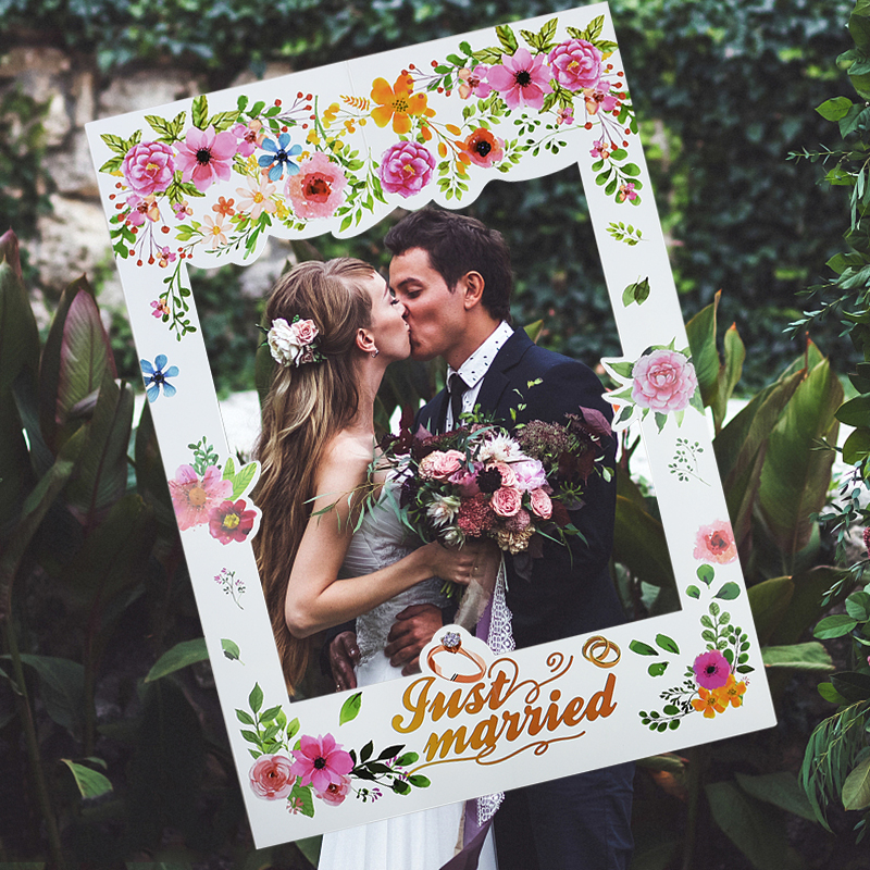 68cm * 48cm Wedding Photo Boot - Photo Booth Frame review and price