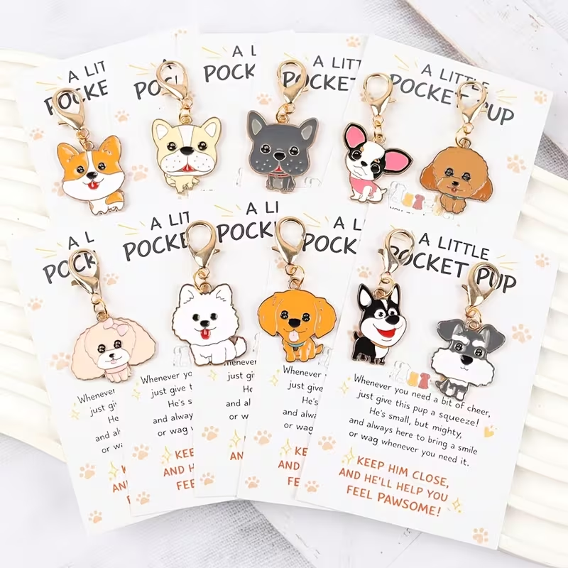 10 Cute Cartoon Puppy Keychain - Event Party review and price