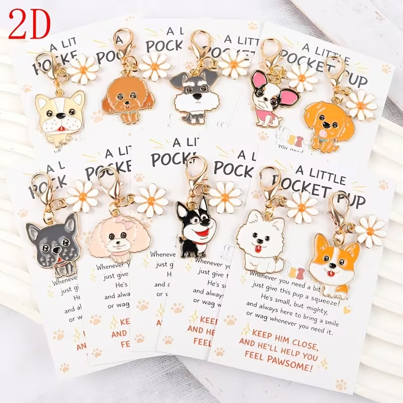 10 Cute Cartoon Puppy Keychain - Event Party review and price