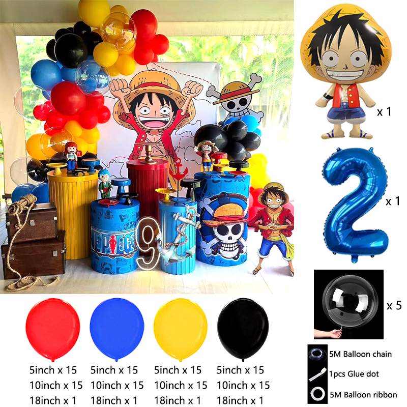 One Piece Pirate Style Balloon - Balloon Arch Kit review and price