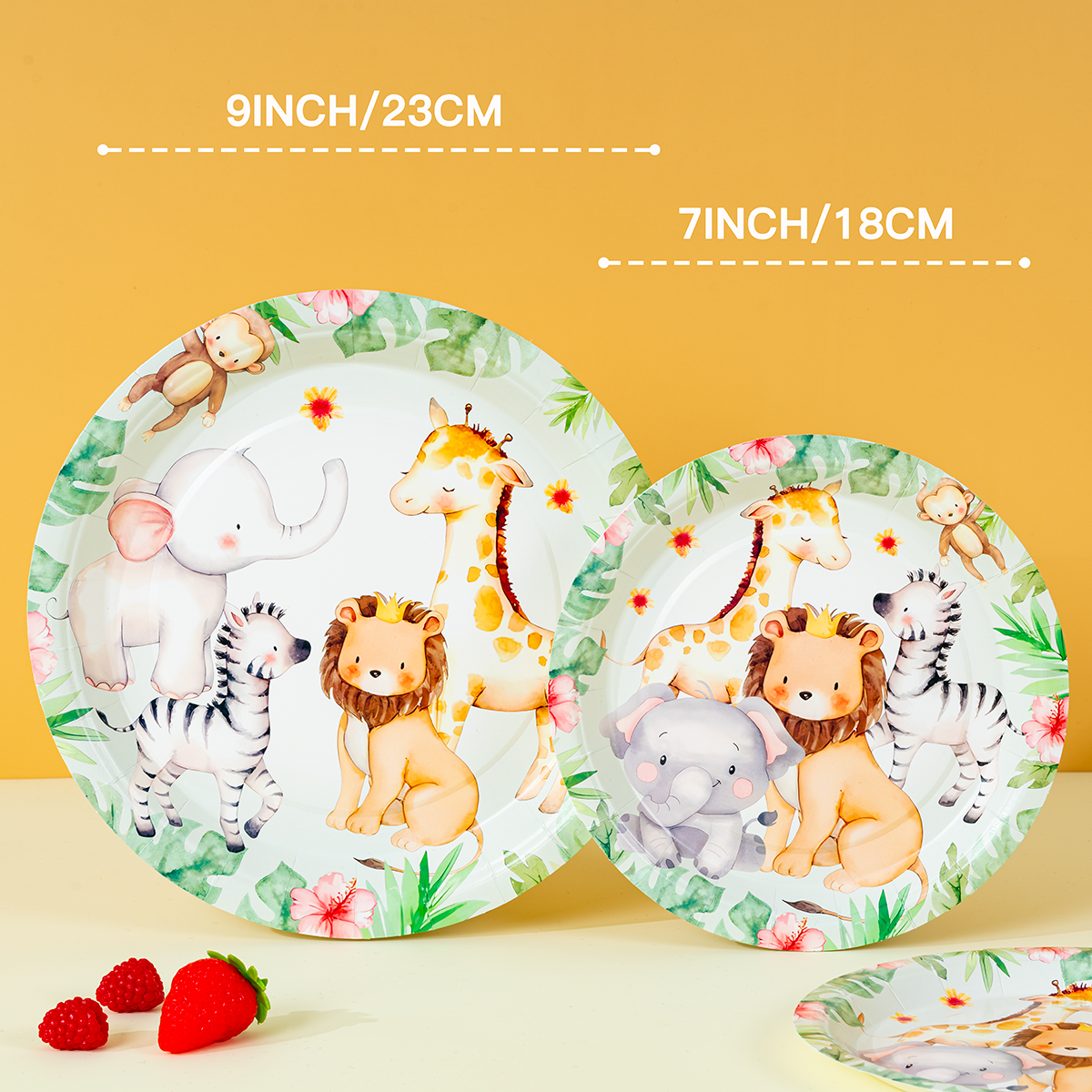 Jungle Safari Animal Paper Pla - Event Supplies review and price