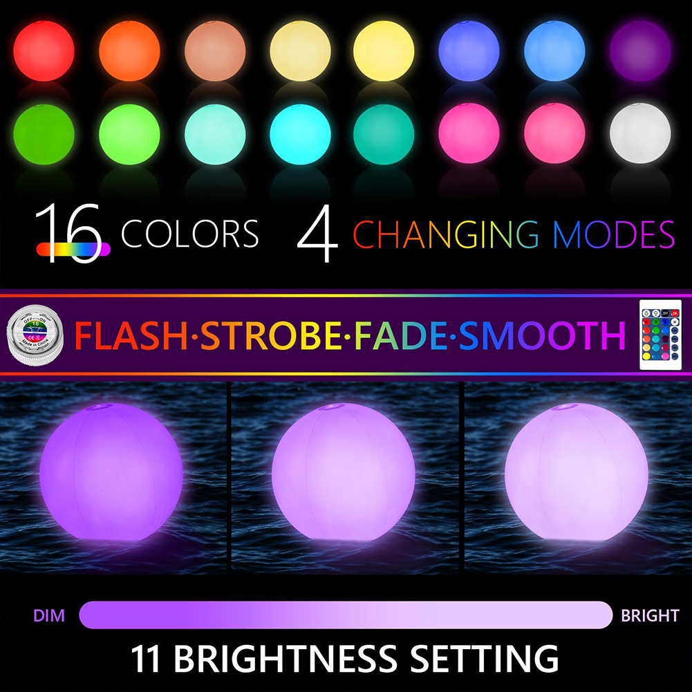 1-4PCS Floating Pool Lights wi - Led Balloon Light review and price