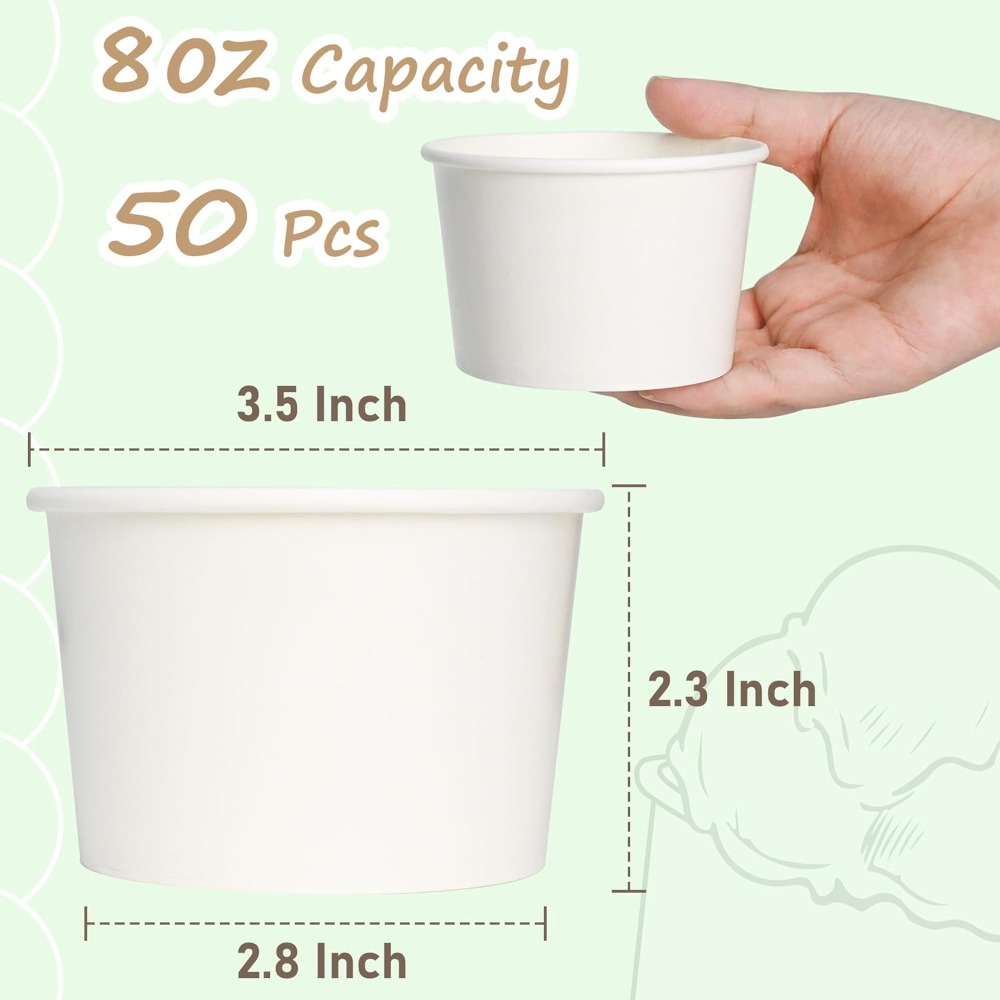 50pcs 8oz Disposable Paper Cup - Plastic Cup 50Pcs review and price
