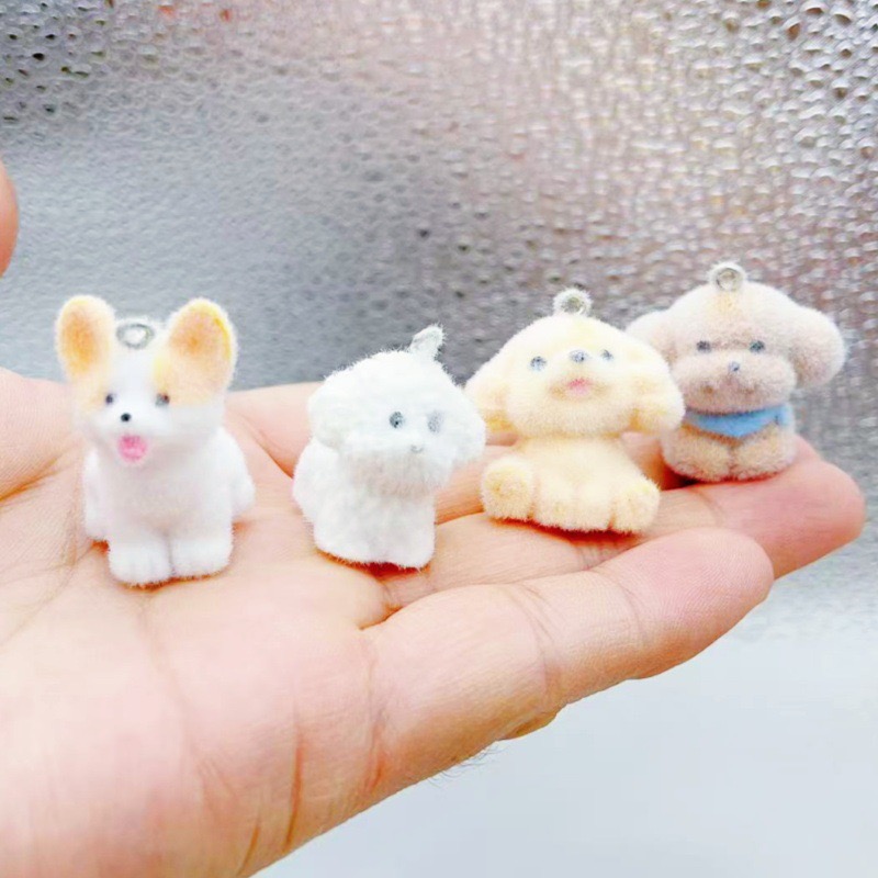 10pcs Flocked Dog Cartoon 3D A - Event Party review and price