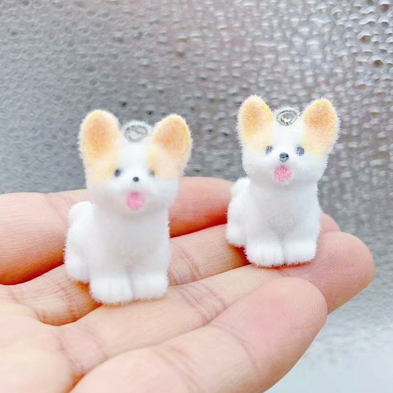10pcs Flocked Dog Cartoon 3D A - Event Party review and price