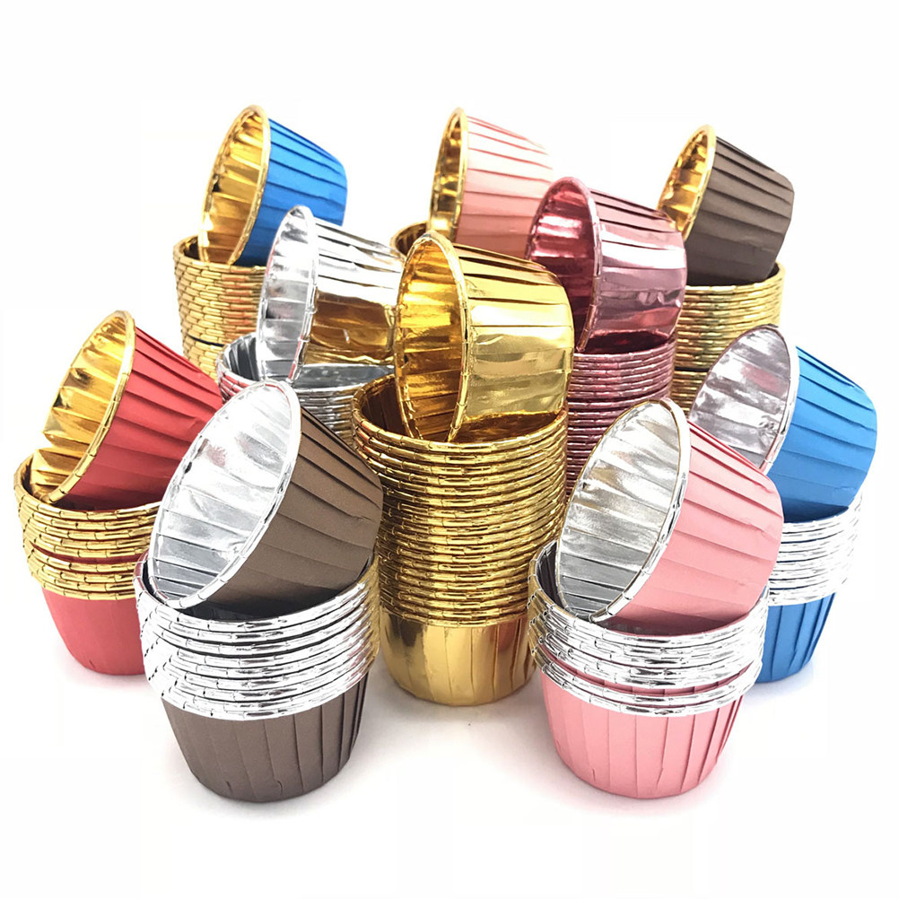 50Pcs Decorative Paper Cake Cu - Plastic Cup 50Pcs review and price