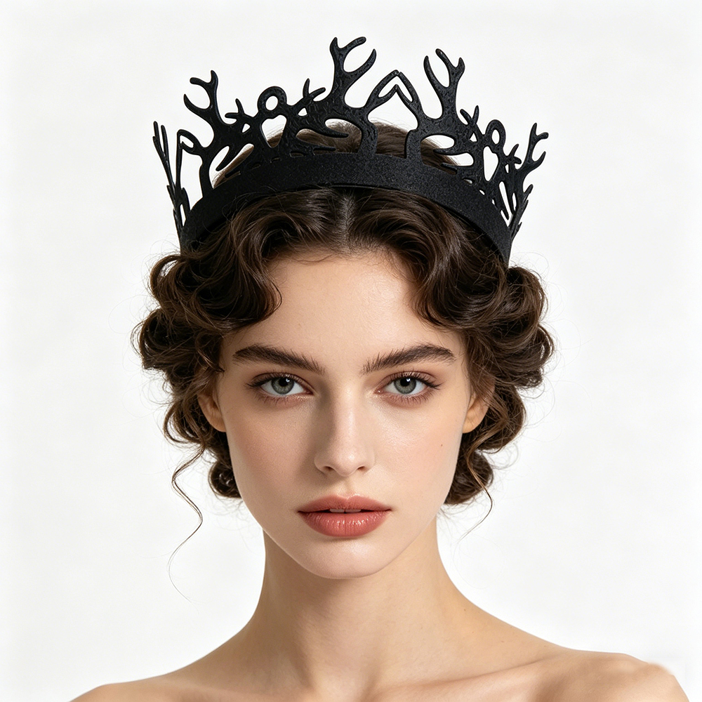 1pc Fashion Black Gothic Antle - Event & Party Supply Photos review and price