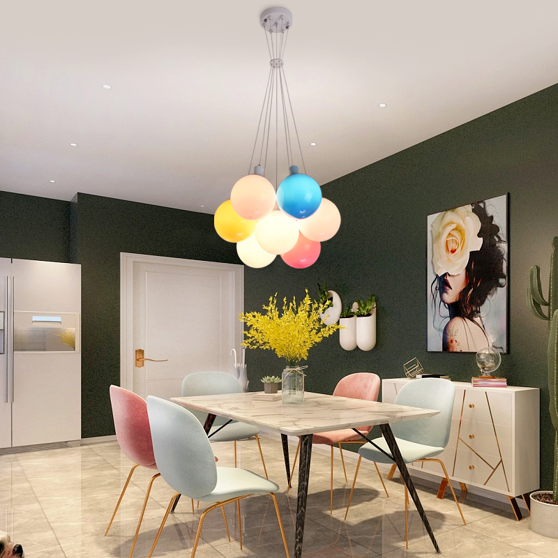 Colorful balloon Chandelier le - Led Balloon Light review and price