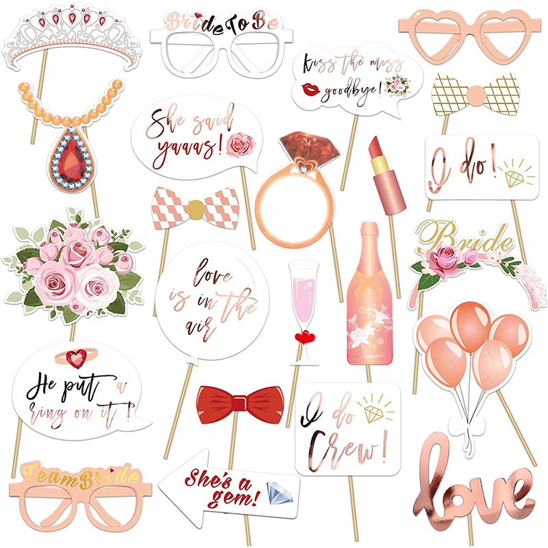 23pcs Team Bride to Be Paper P - Photo Booth Frame review and price