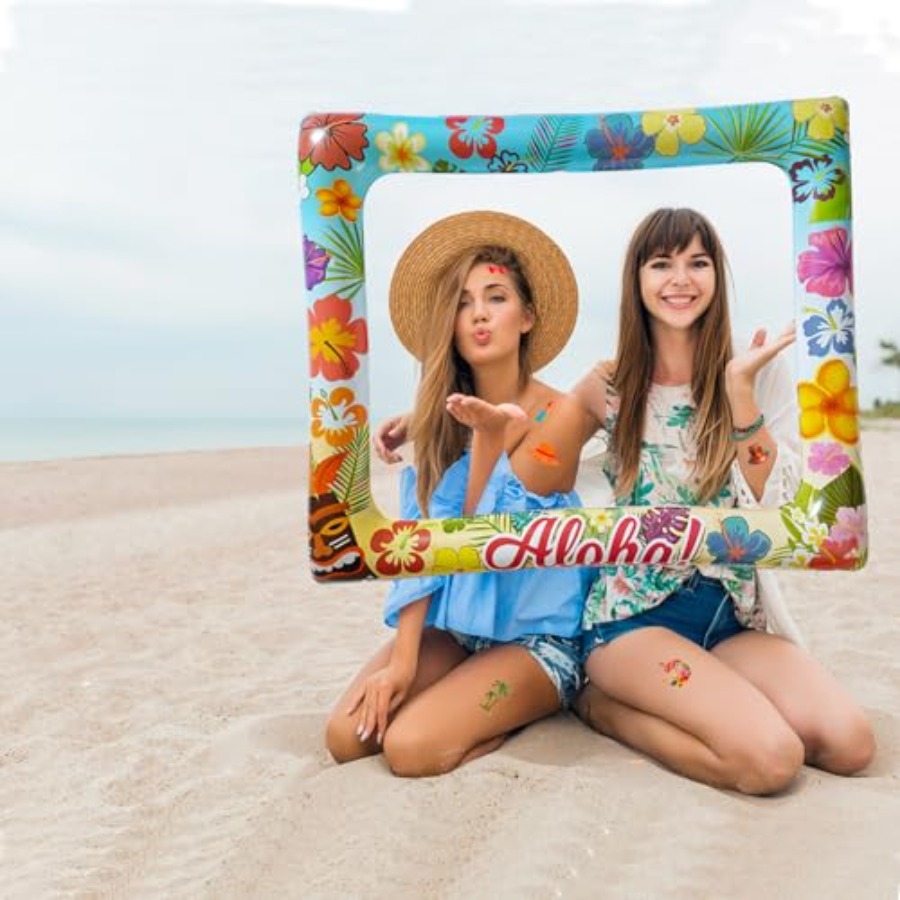 Hawaii Luau Themed Inflatable  - Photo Booth Frame review and price