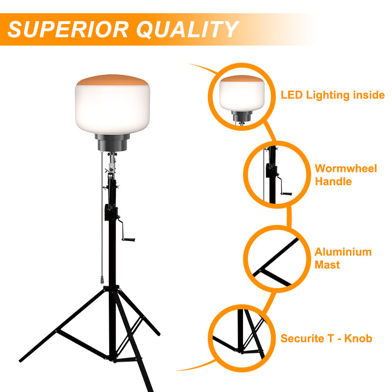 Outdoor Portable Led Work Ball - Led Balloon Light review and price