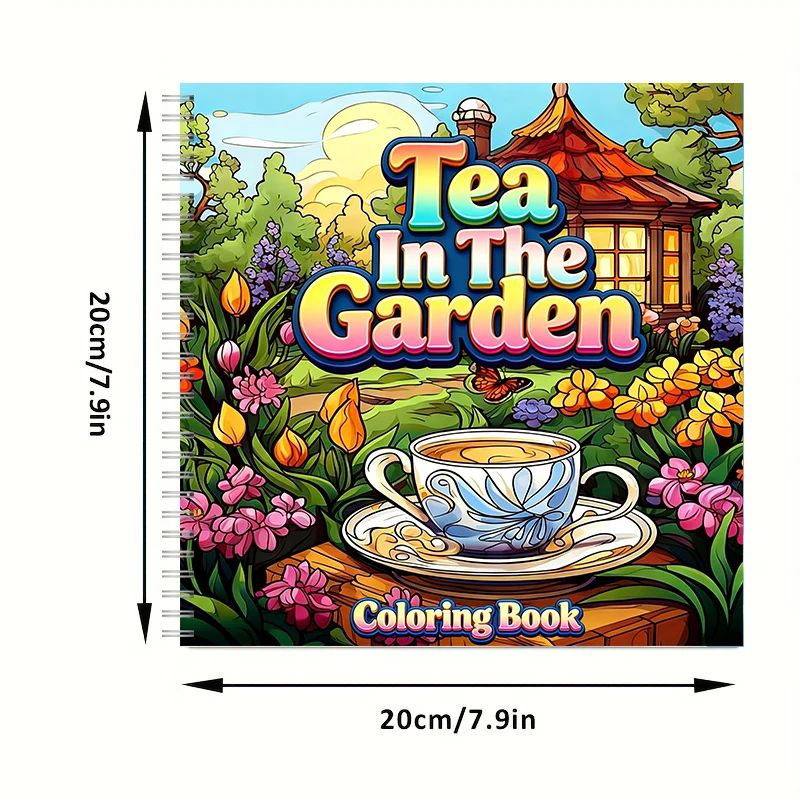 Tea In The Gardens Coloring Bo - Event Supplies review and price