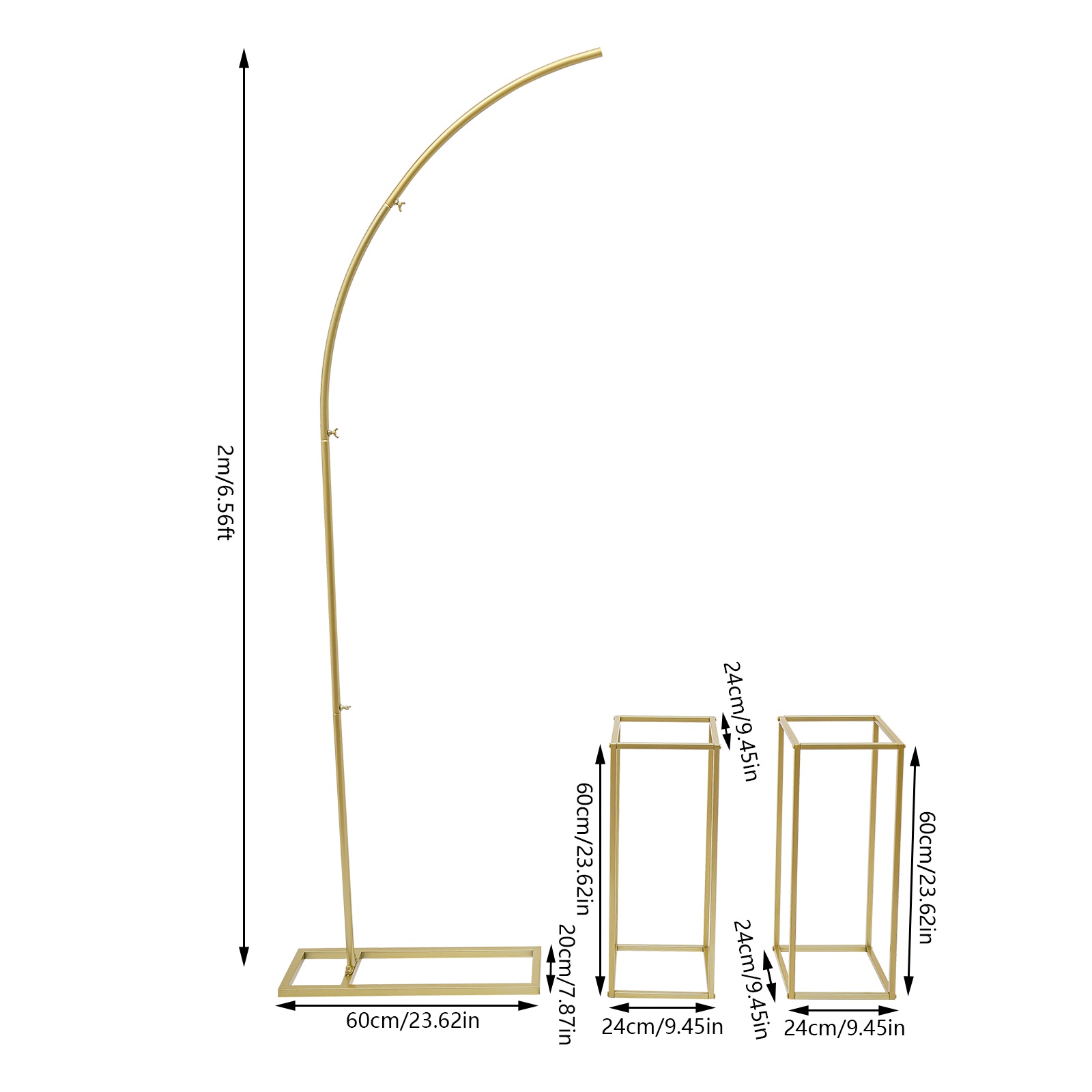 Gold Metal Square Floral Frame - Photo Booth Frame review and price